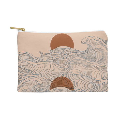 Jimmy Tan Vintage abstract landscape Pouch