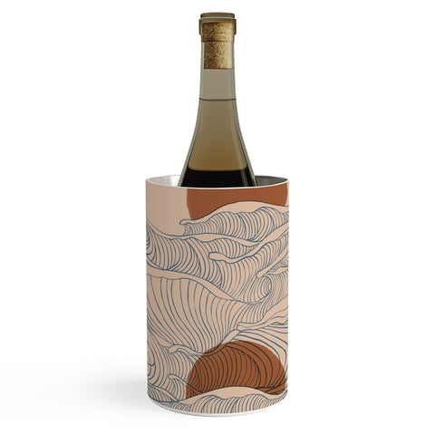 Jimmy Tan Vintage abstract landscape Wine Chiller