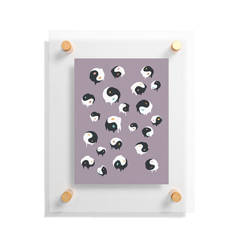 Jimmy Tan Yinyang pattern 1p Floating Acrylic Print