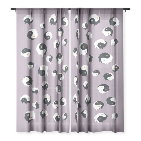 Jimmy Tan Yinyang pattern 1p Sheer Non Repeat