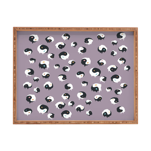 Jimmy Tan Yinyang pattern 1p Rectangular Tray