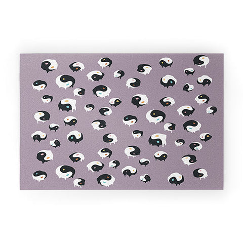 Jimmy Tan Yinyang pattern 1p Welcome Mat