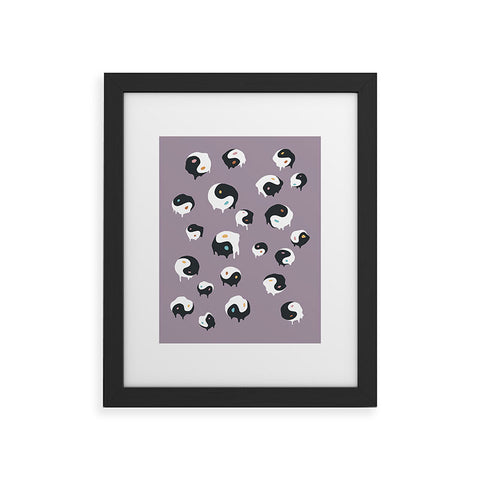 Jimmy Tan Yinyang pattern 1p Framed Art Print