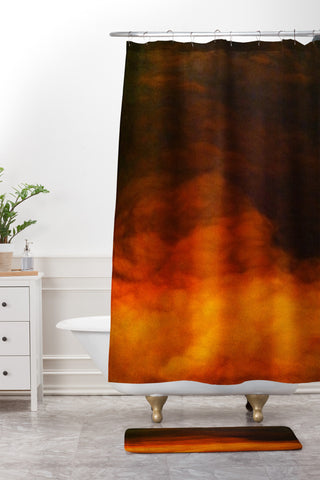 John Turner Jr Abstract Sun Shower Curtain And Mat
