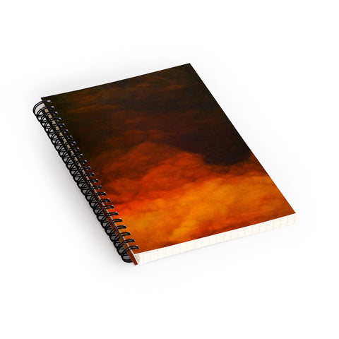 John Turner Jr Abstract Sun Spiral Notebook