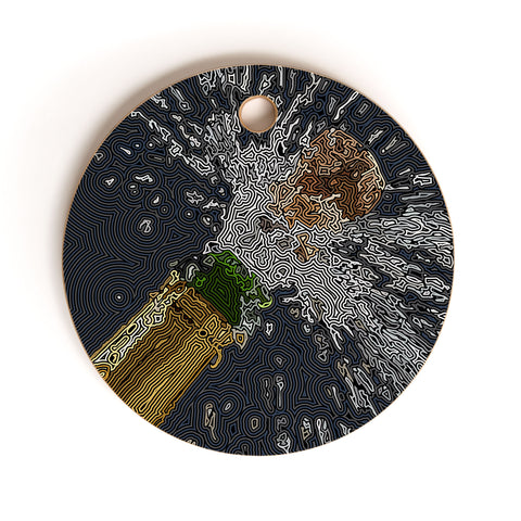 John Turner Jr Champagne B Cutting Board Round