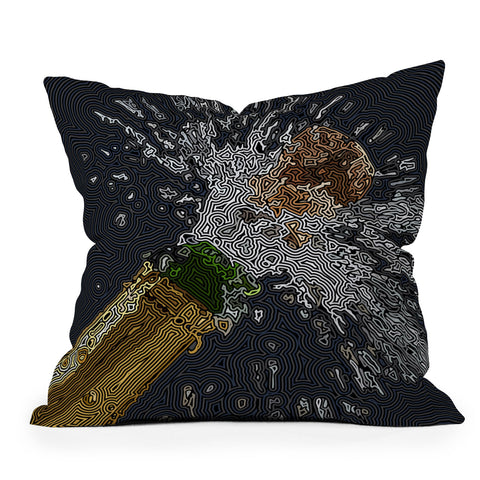 John Turner Jr Champagne B Throw Pillow