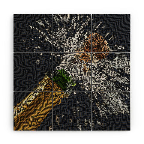 John Turner Jr Champagne B Wood Wall Mural