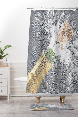 John Turner Jr Champagne W Shower Curtain And Mat