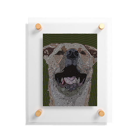 John Turner Jr Dog 1 B Floating Acrylic Print