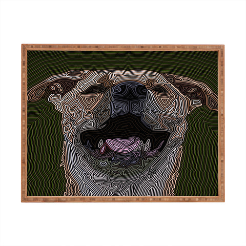 John Turner Jr Dog 1 B Rectangular Tray