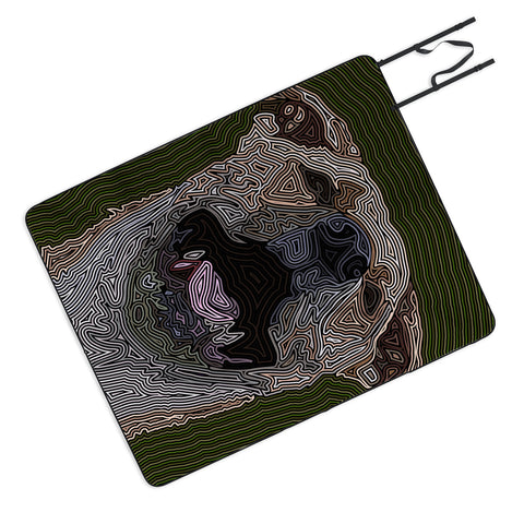 John Turner Jr Dog 1 B Picnic Blanket