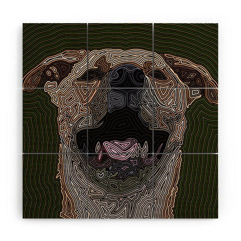 John Turner Jr Dog 1 B Wood Wall Mural