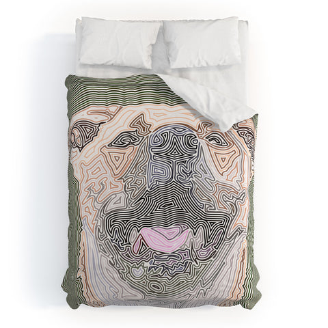 John Turner Jr Dog 1 W Duvet Cover