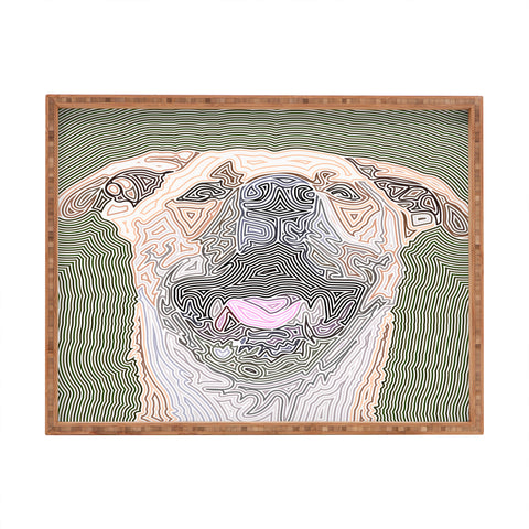 John Turner Jr Dog 1 W Rectangular Tray