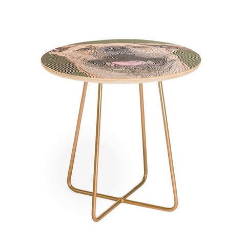 John Turner Jr Dog 1 W Round Side Table