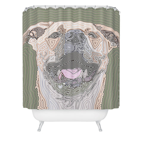 John Turner Jr Dog 1 W Shower Curtain