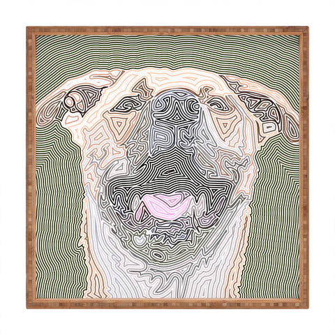 John Turner Jr Dog 1 W Square Tray