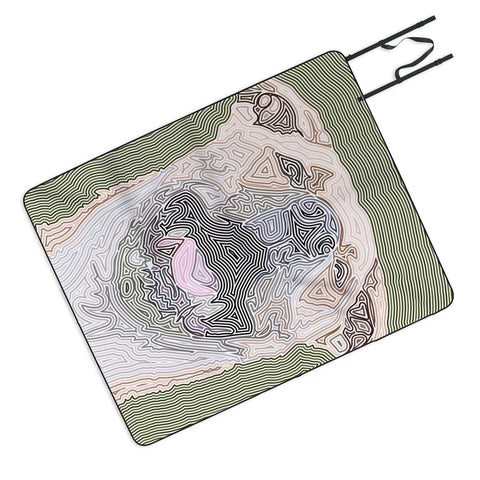 John Turner Jr Dog 1 W Picnic Blanket