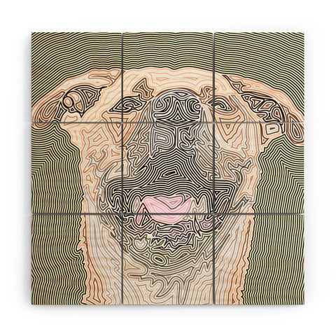 John Turner Jr Dog 1 W Wood Wall Mural