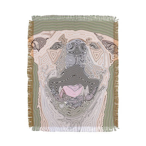 John Turner Jr Dog 1 W Throw Blanket
