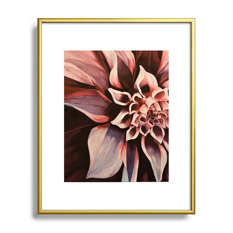 John Turner Jr Flower Metal Framed Art Print