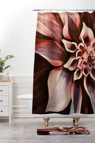 John Turner Jr Flower Shower Curtain And Mat