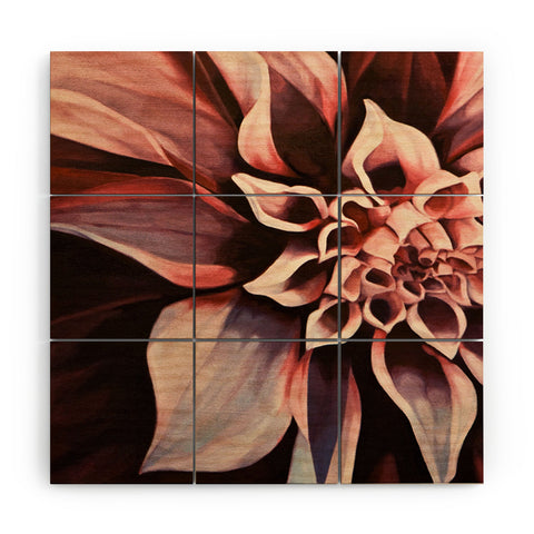 John Turner Jr Flower Wood Wall Mural