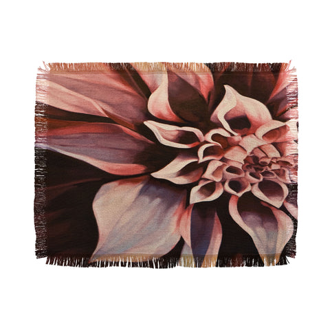John Turner Jr Flower Throw Blanket
