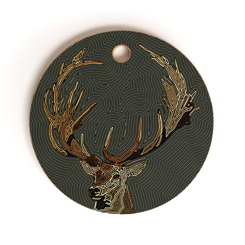 John Turner Jr Inconspicuous B Cutting Board Round