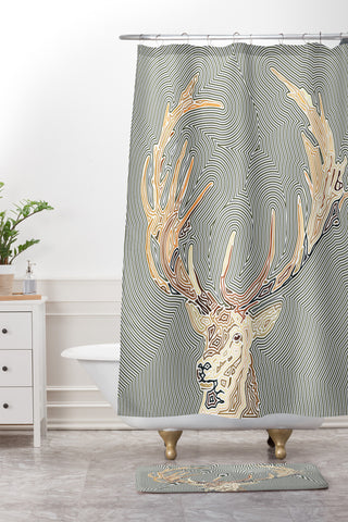 John Turner Jr Inconspicuous W Shower Curtain And Mat