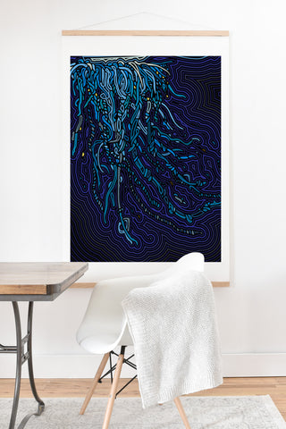John Turner Jr Jellyfish B Art Print And Hanger