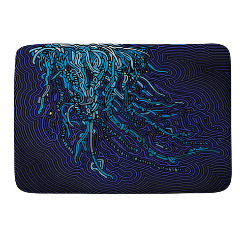 John Turner Jr Jellyfish B Memory Foam Bath Mat