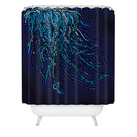 John Turner Jr Jellyfish B Shower Curtain