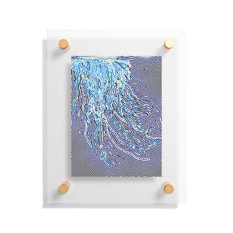 John Turner Jr Jellyfish W Floating Acrylic Print