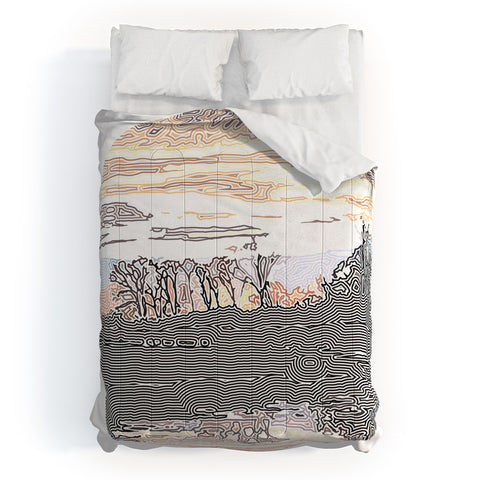 John Turner Jr Leipers Fork Sunset W Comforter