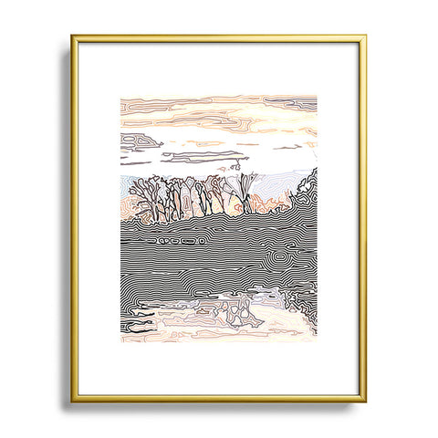 John Turner Jr Leipers Fork Sunset W Metal Framed Art Print