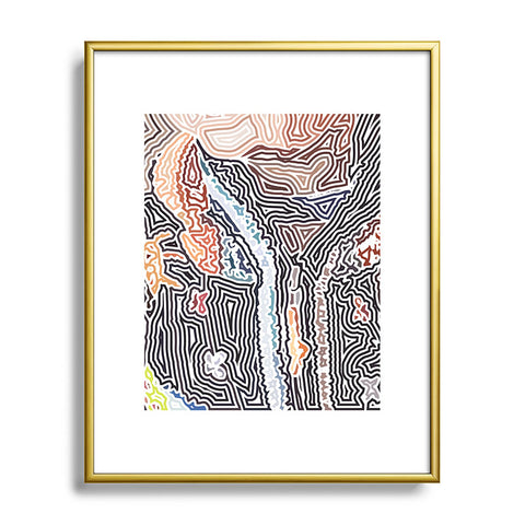 John Turner Jr Sweater W Metal Framed Art Print