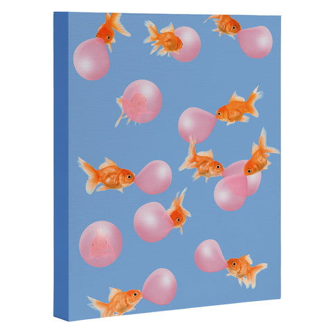 Jonas Loose Bubblegum Goldfish Art Canvas