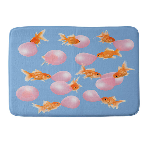 Jonas Loose Bubblegum Goldfish Memory Foam Bath Mat