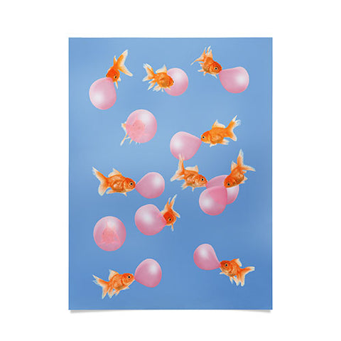 Jonas Loose Bubblegum Goldfish Poster