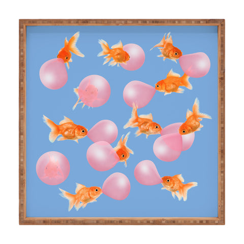 Jonas Loose Bubblegum Goldfish Square Tray