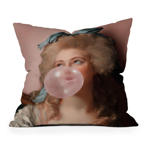 Jonas Loose BUBBLEGUM PRINCESS Throw Pillow