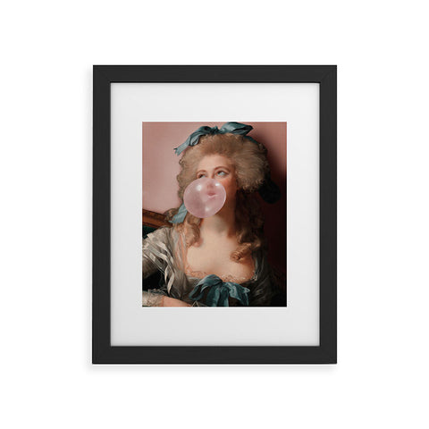 Jonas Loose BUBBLEGUM PRINCESS Framed Art Print