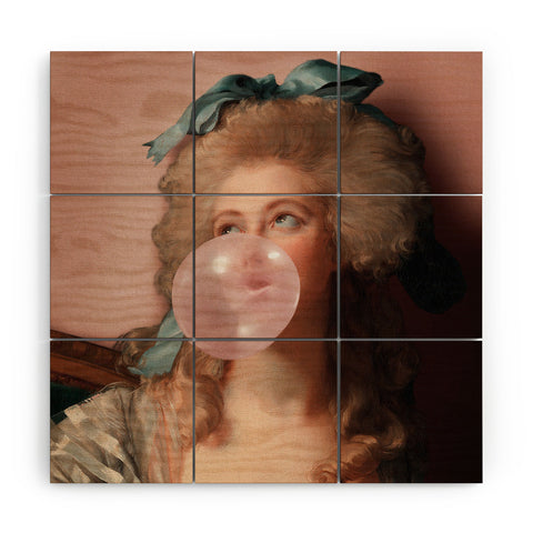 Jonas Loose BUBBLEGUM PRINCESS Wood Wall Mural