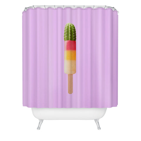 Jonas Loose Cactus Popsicle Shower Curtain
