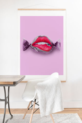 Jonas Loose Candy Lips Art Print And Hanger