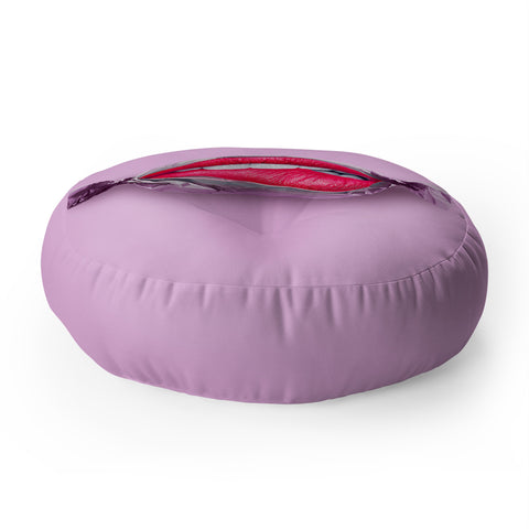 Jonas Loose Candy Lips Floor Pillow Round