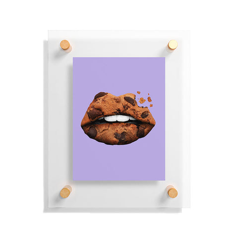 Jonas Loose Cookie Lips Floating Acrylic Print