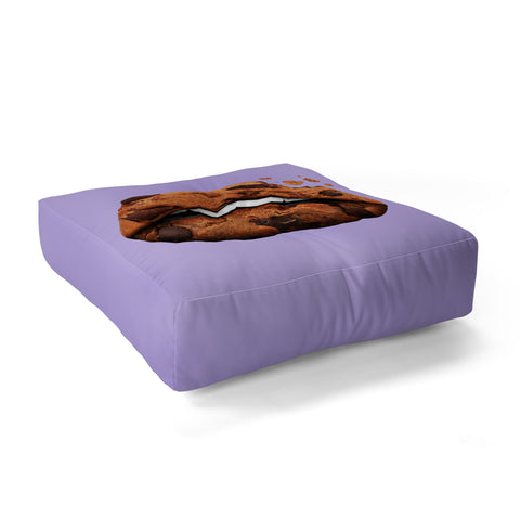 Jonas Loose Cookie Lips Floor Pillow Square